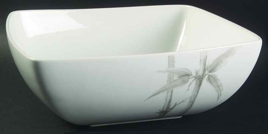 Silver Bamboo 10" Round Vegetable Bowl by Studio Nova-1