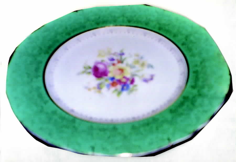 2027 Green Dinner Plate by Steubenville-1