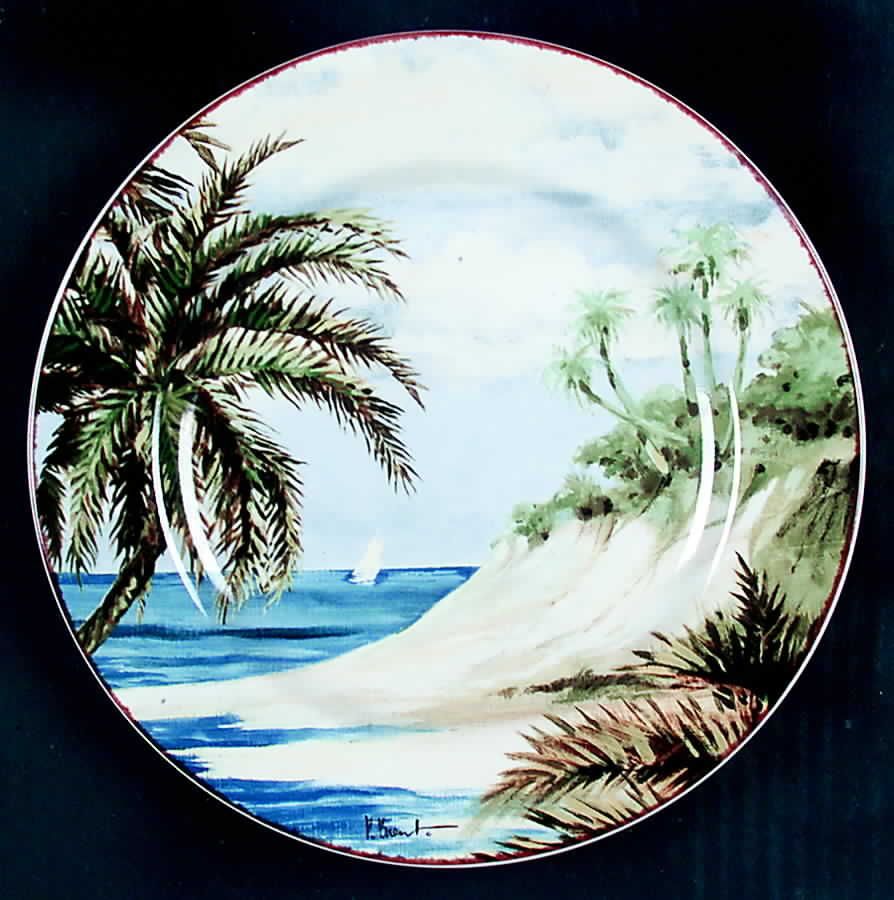 Plantation Home Salad Plate by Sakura-1