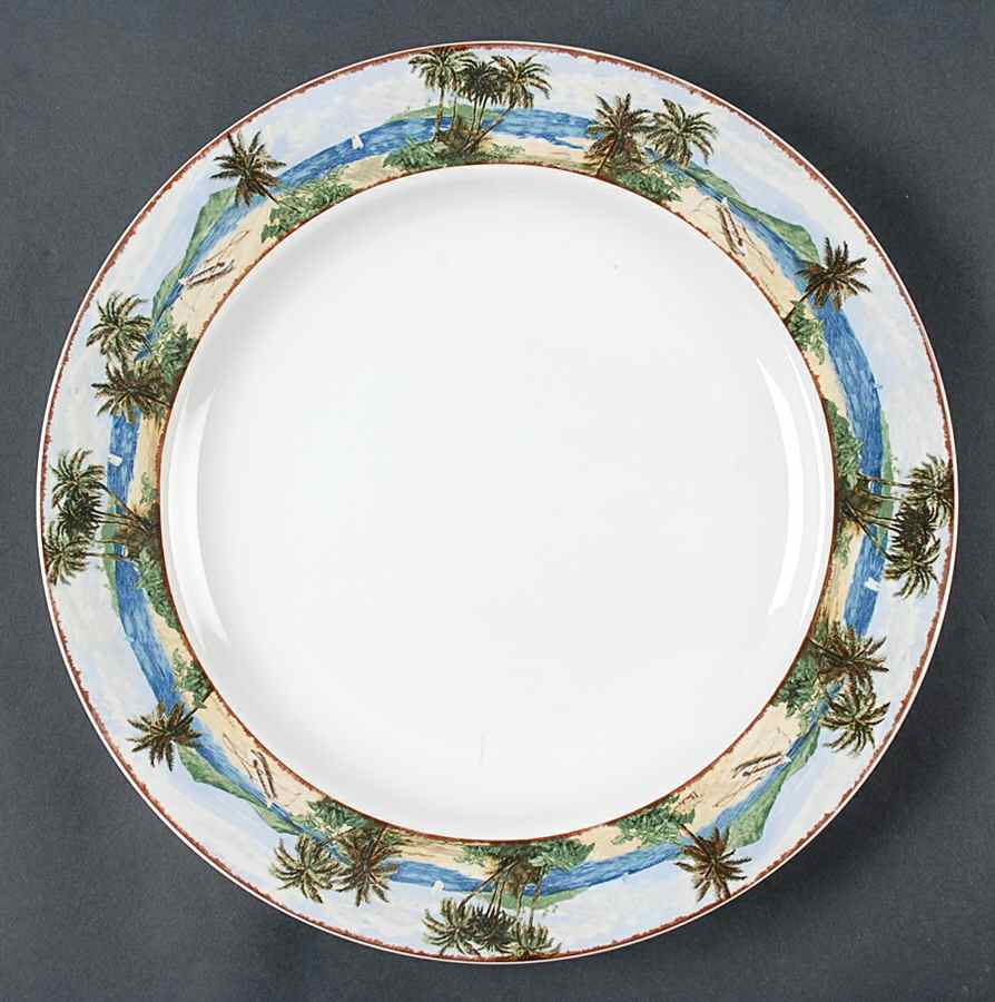 Plantation Home 12" Chop Plate (Round Platter) by Sakura-1