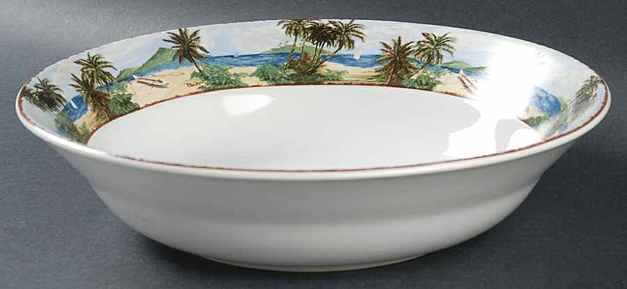 Plantation Home 9" Round Vegetable Bowl by Sakura-1
