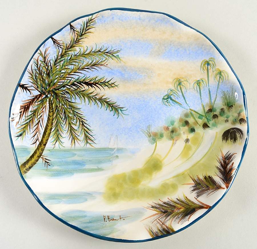 Plantation Home Coupe Luncheon Plate by Sakura-1