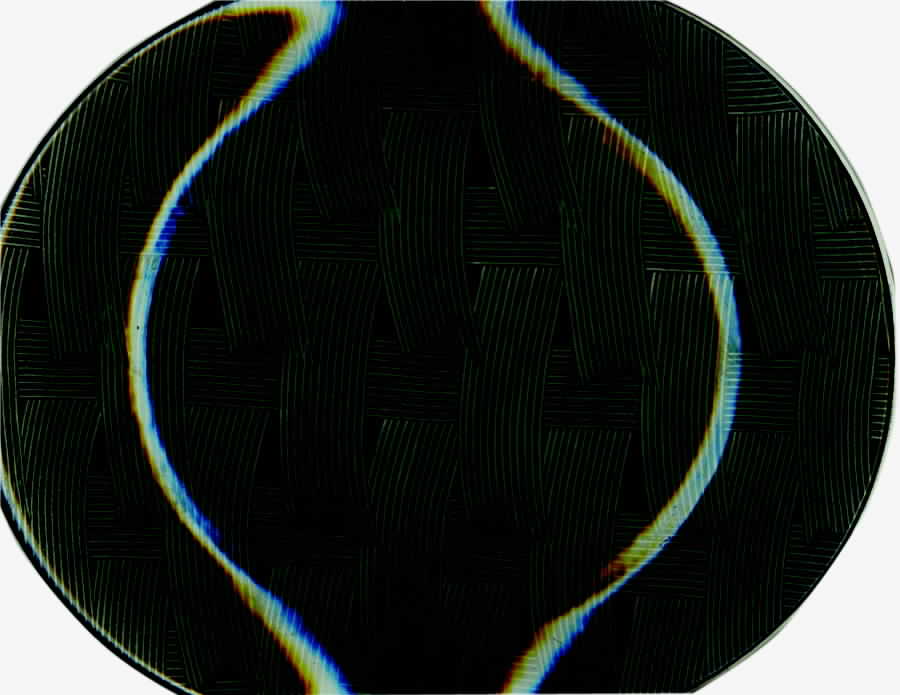 Litho Dinner Plate by Sango-1