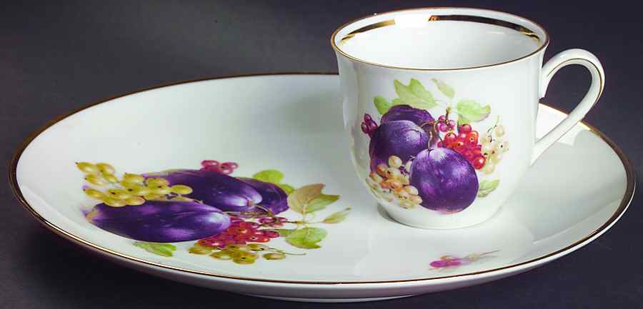 SCH380 Snack Plate & Cup Set by Schumann - Bavaria-1
