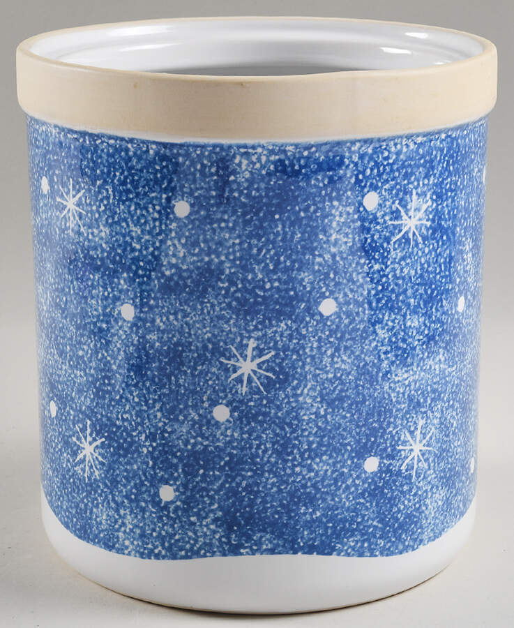 Frosty Snowman Extra Large Canister No Lid by Studio Nova-1