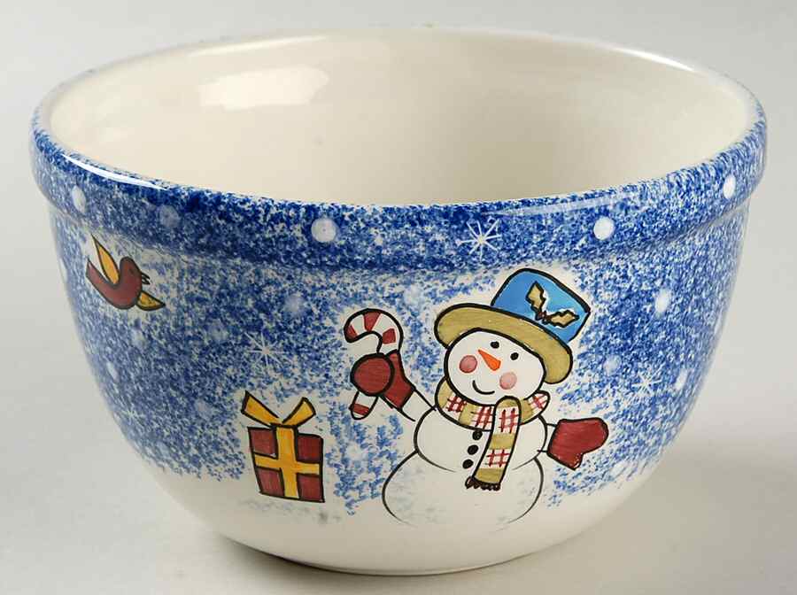 Frosty Snowman 6" Mixing Bowl by Studio Nova-1