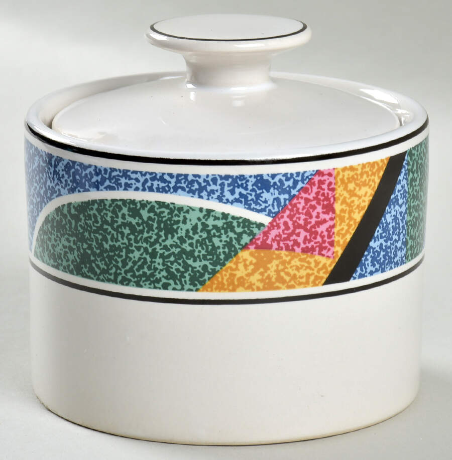 Flair (Made in China) Sugar Bowl & Lid by Sango-1