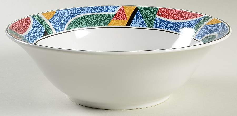 Flair (Made in China) 9" Round Vegetable Bowl by Sango-1