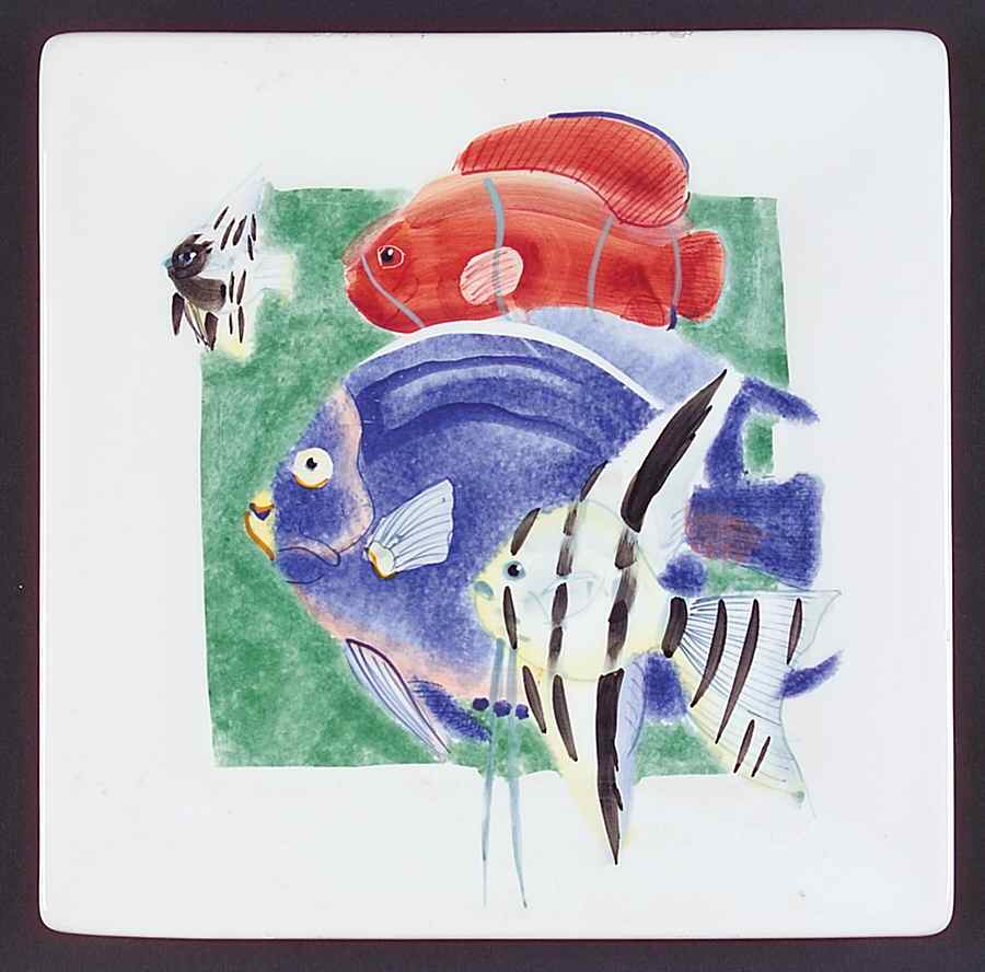Sea Colors Salad Plate by Sakura-1
