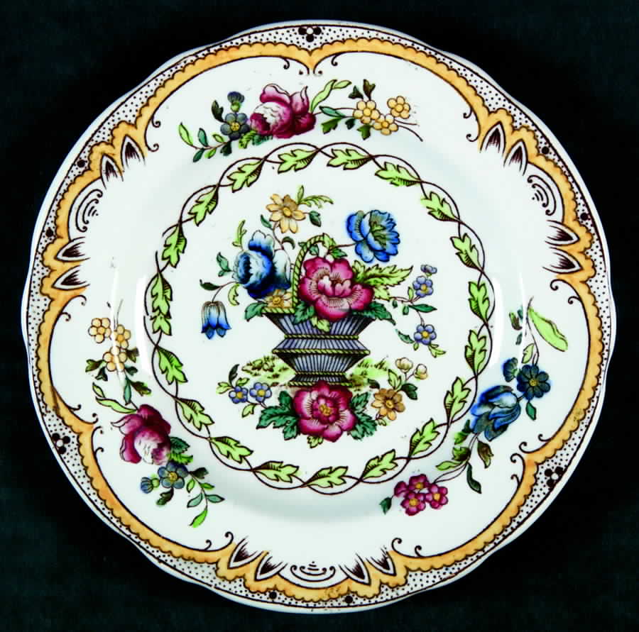 Avondale Yellow Bread & Butter Plate by Spode-1