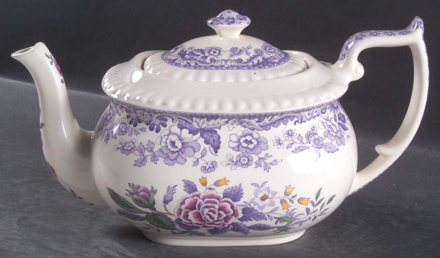 Mayflower (Newer, 2004 Intro) Teapot & Lid by Spode-1