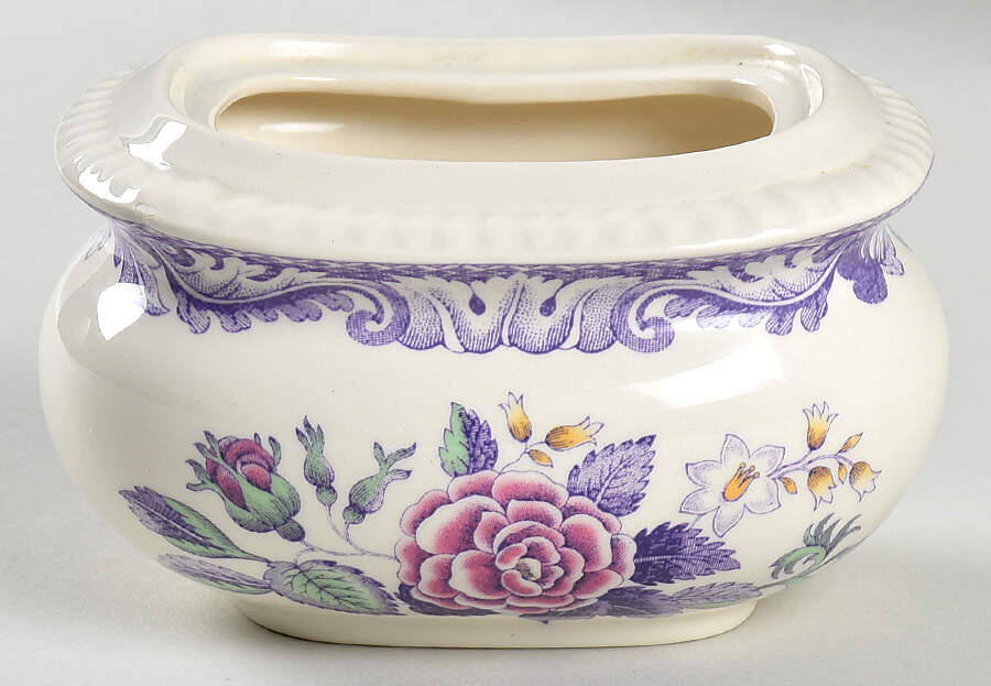Mayflower (Newer, 2004 Intro) Sugar Bowl No Lid by Spode-1