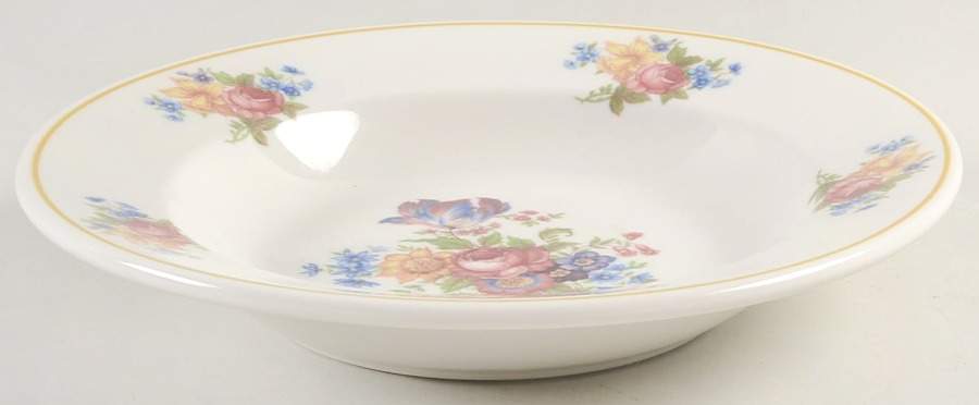 Colonial (Restaurant, Off White) Rim Soup Bowl by Syracuse-1