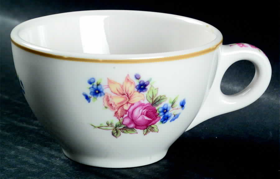 Colonial (Restaurant, Off White) Flat Cup by Syracuse-1