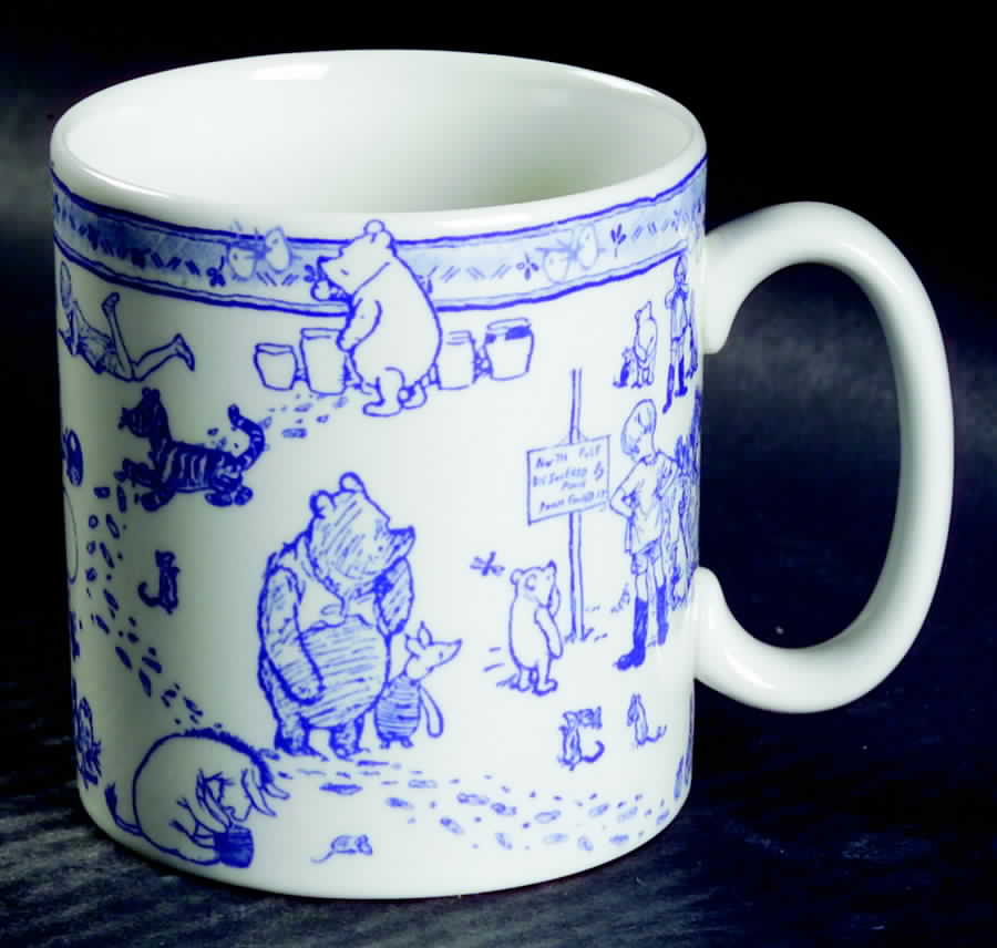 Classic Pooh Discovery (Blue) Child's Mug by Spode-1