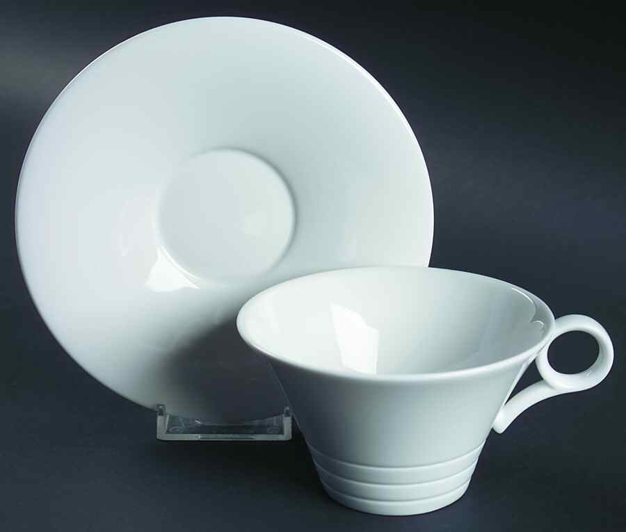 Nick Munro Flat Cup & Saucer Set by Spode-1
