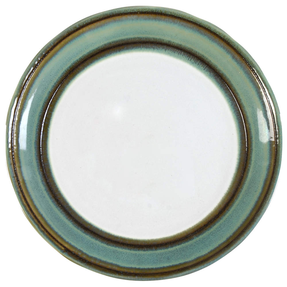 Waves Green Salad Plate by Sango-1