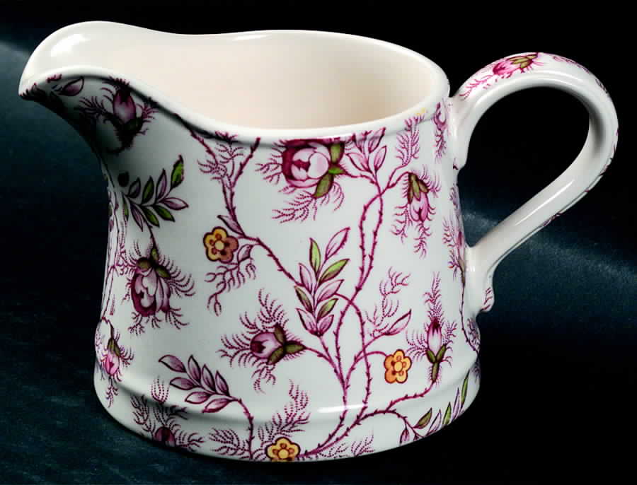 Rosebud Chintz (S3715, Cream) Creamer by Spode-1