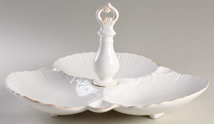 Grand Buffet 3-Part Relish with Center Ceramic Handle by Sabatier-1
