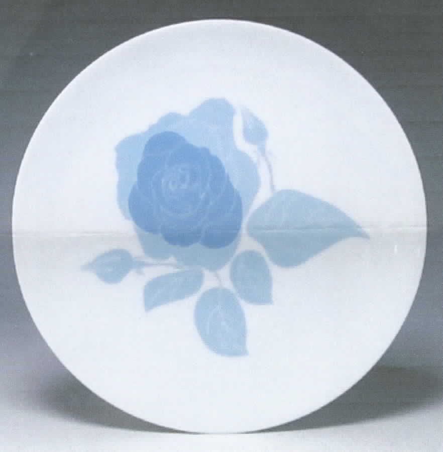 Chelsea Rose Blue Salad Plate by Studio Nova-1