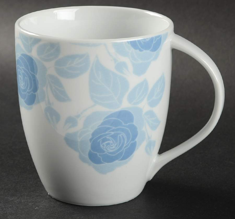 Chelsea Rose Blue Mug by Studio Nova-1