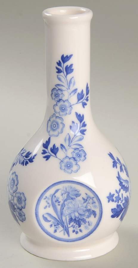 Blue Room Garden Collection (White Background) 5" Vase by Spode-1