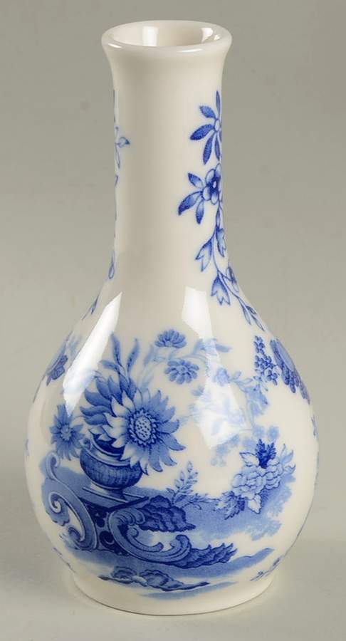 Blue Room Garden Collection (White Background) 5" Vase by Spode-1