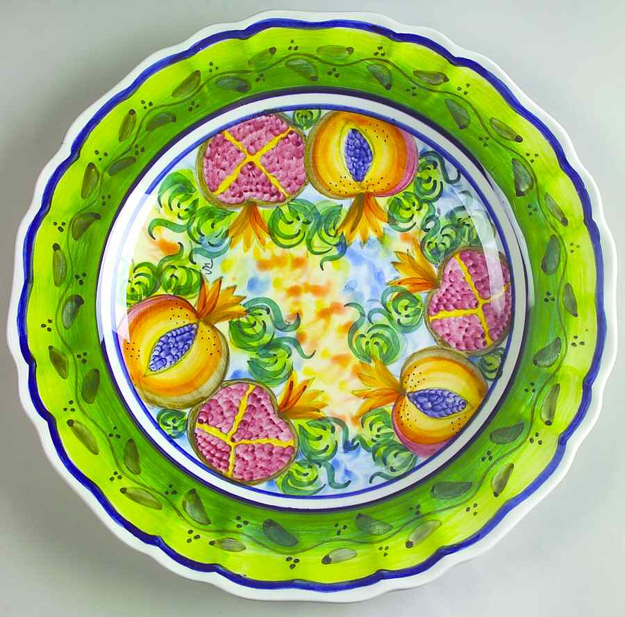 Pomegranate Dinner Plate by Skyros-1