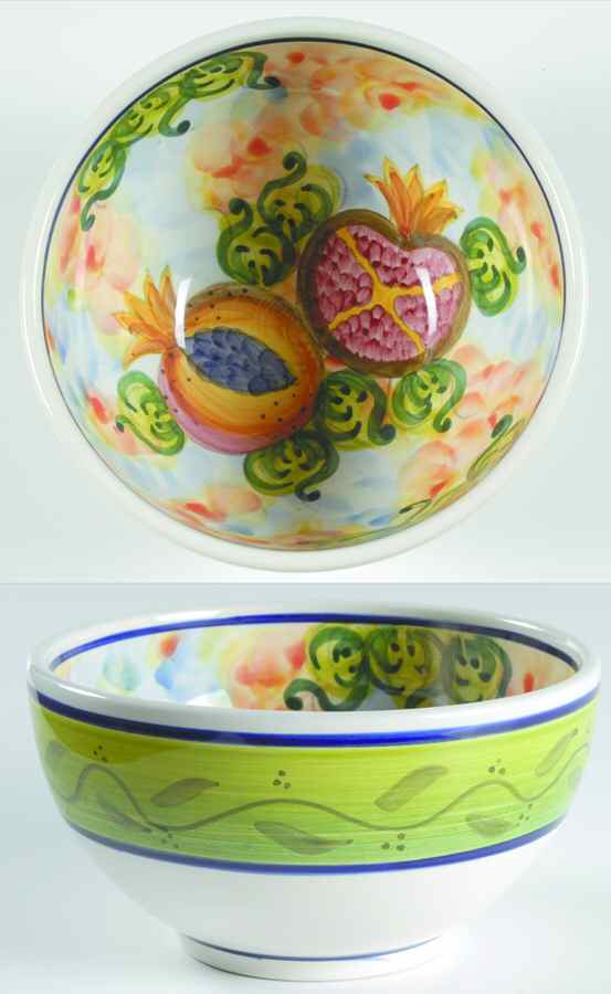 Pomegranate Coupe Cereal Bowl by Skyros-1