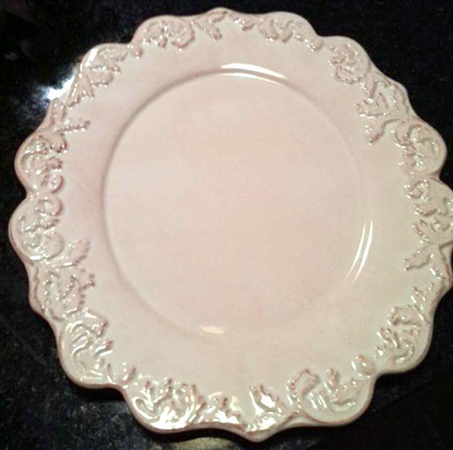 Romantica Taupe Dinner Plate by Skyros-1