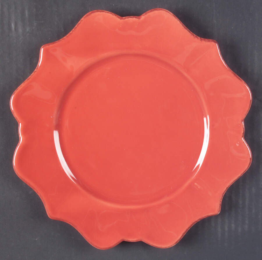 Caldas Autumn Red Salad Plate by Skyros-1