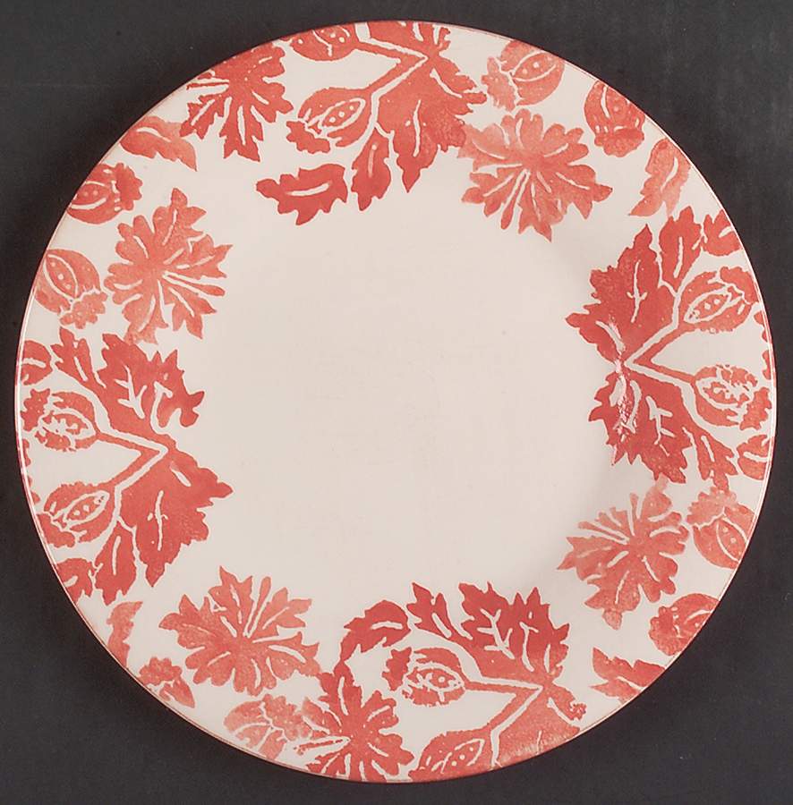Caldas Autumn Red Accent Dinner Plate by Skyros-1
