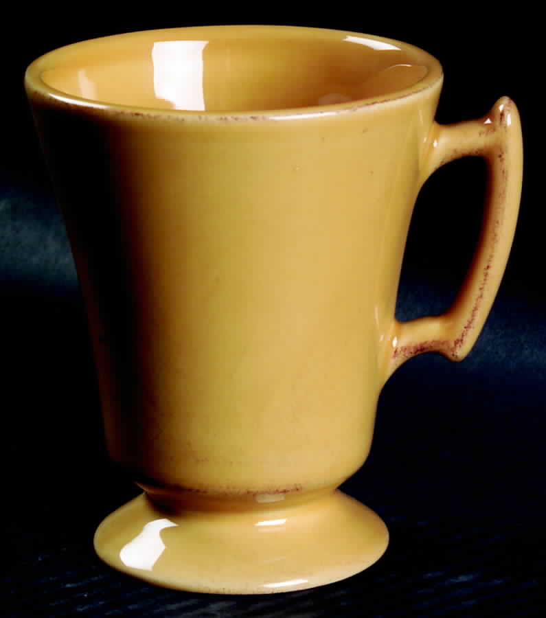 Caldas Mustard (Dark Yellow) Pedestal Mug by Skyros-1