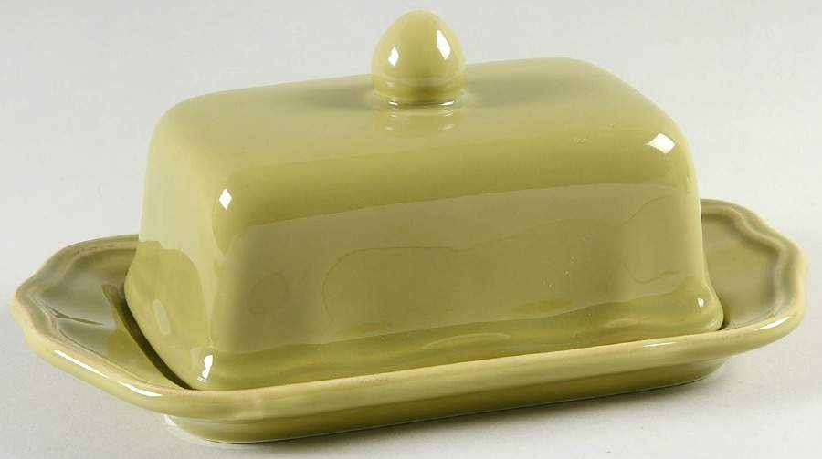 Corricoware Celadon 1/4 Lb Covered Butter by Skyros-1