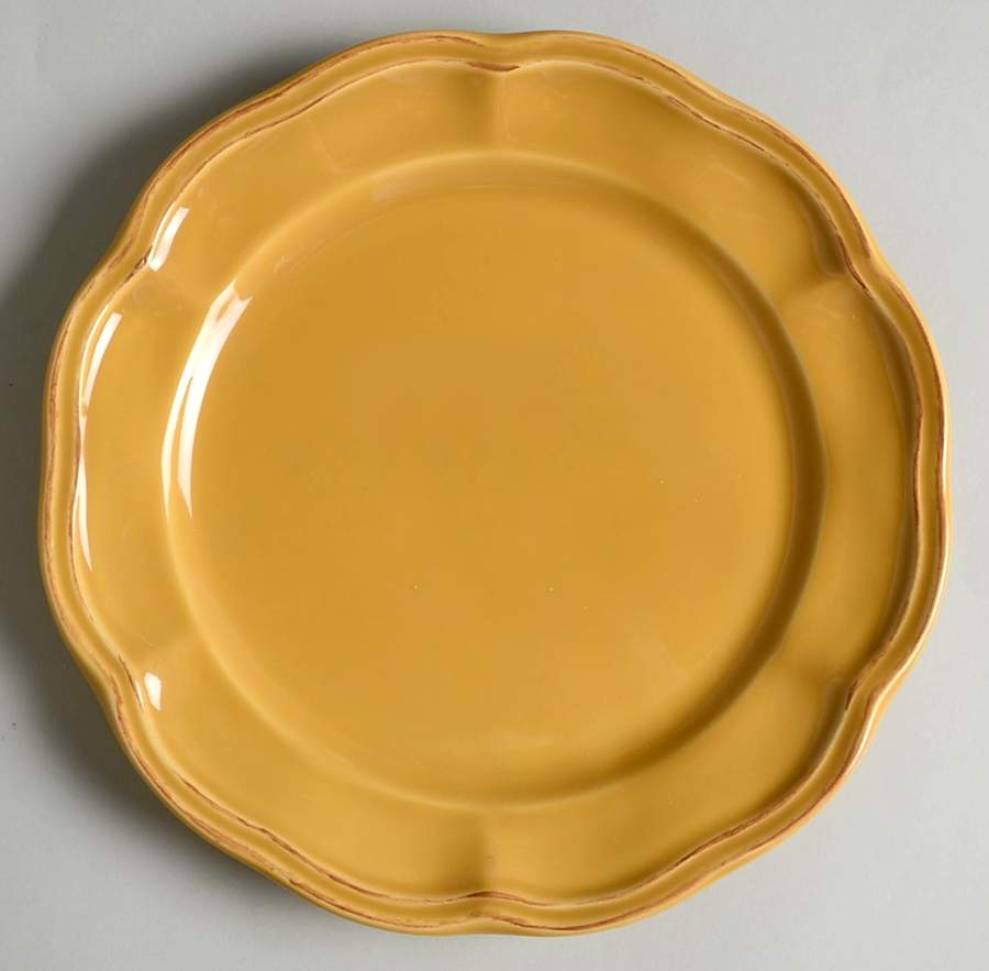 Corricoware Mustard Salad Plate by Skyros-1