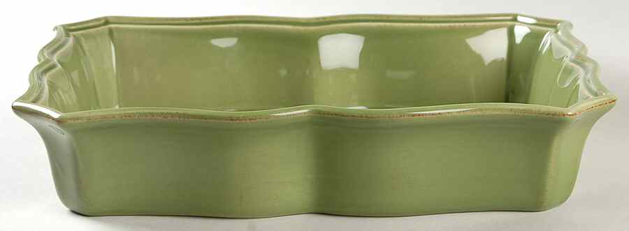 Corricoware Green 11" Rectangular Baker by Skyros-1