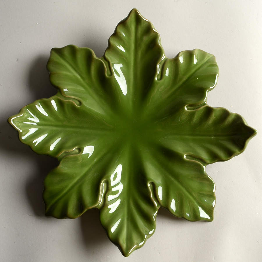 Leaves Fern Green Dinner Plate by Skyros-1
