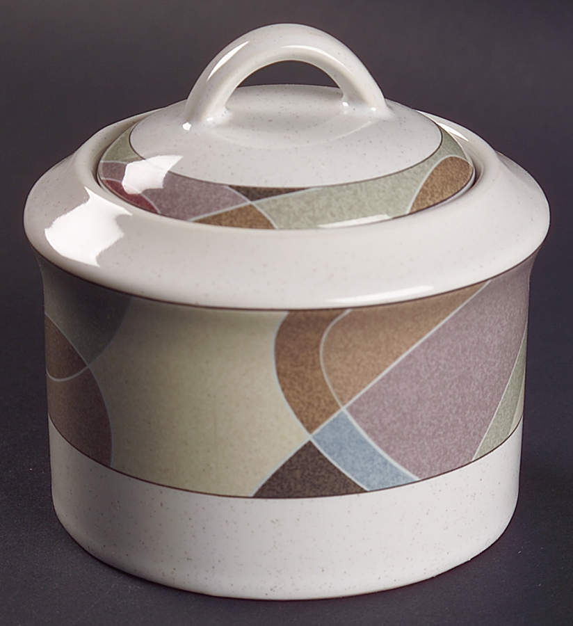 Kaleidoscope Sugar Bowl & Lid by Studio Nova-1