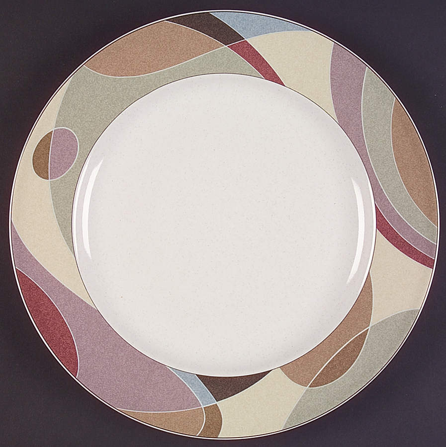 Kaleidoscope 12" Chop Plate (Round Platter) by Studio Nova-1
