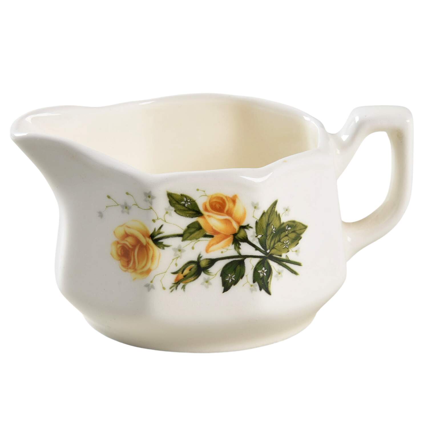 Cathy Rose Yellow (Coupe, No Trim) Creamer by Sabin-1