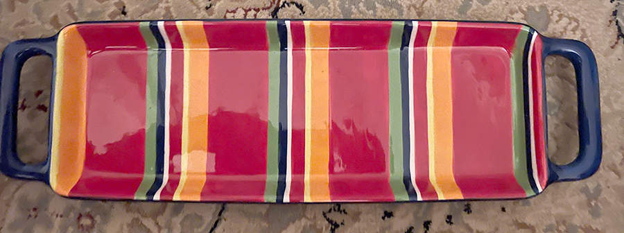 Colorfest Appetizer Tray/Plate by Sonoma Home-1