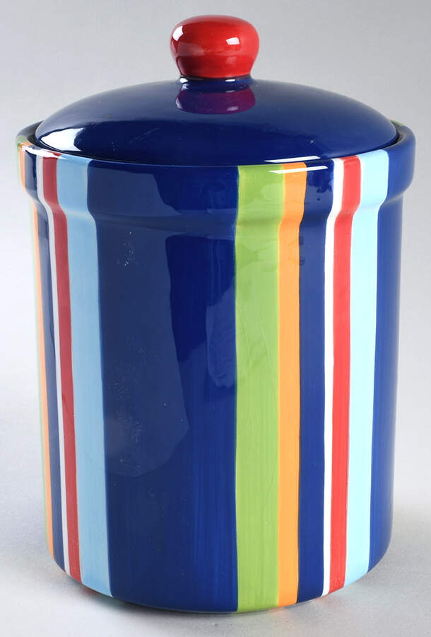 Colorfest Medium Canister & Lid by Sonoma Home-1