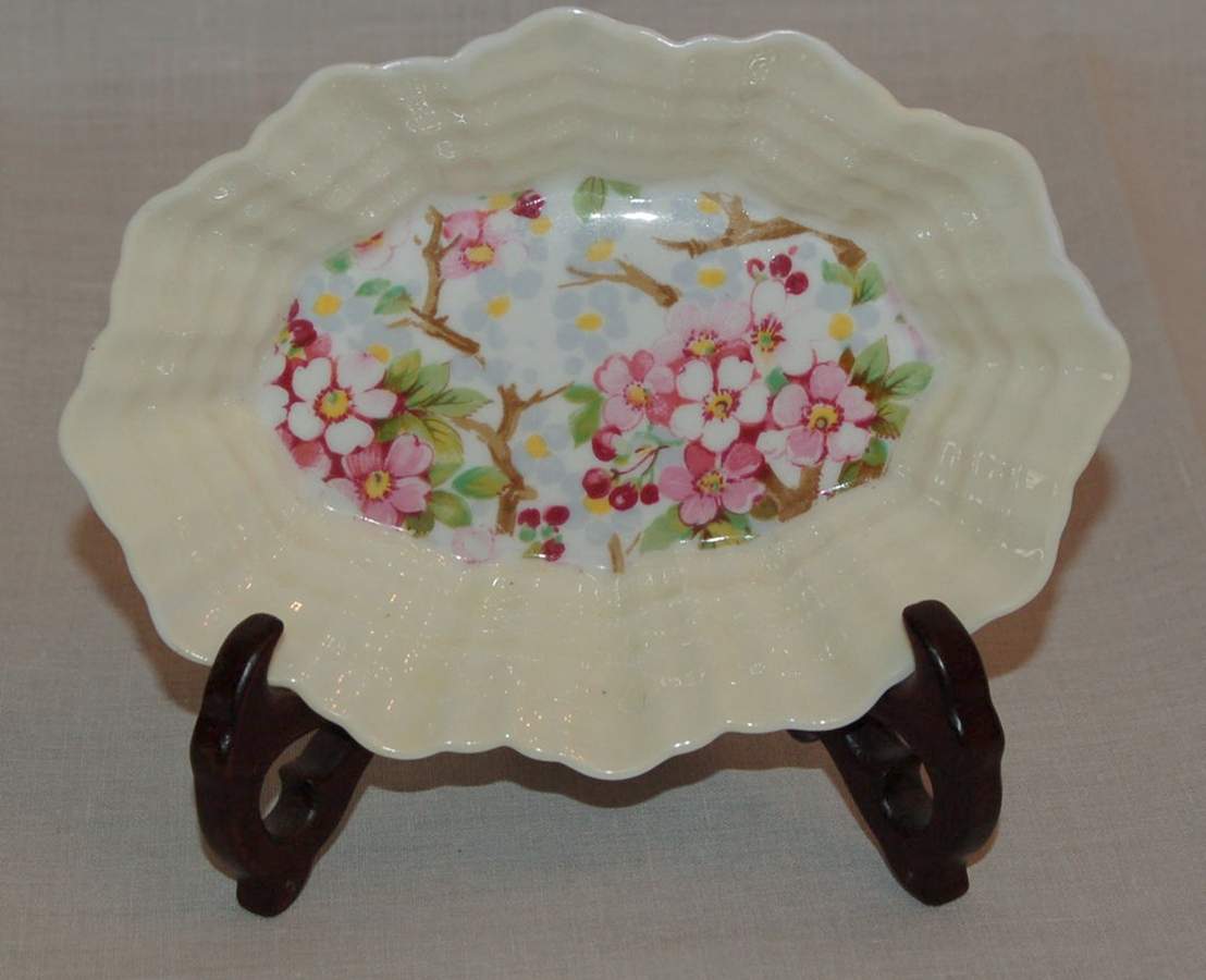 Maytime Oval Sweet Meat Dish by Shelley-1