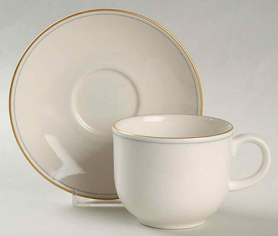 Lumiere Flat Cup & Saucer Set by St. Michael (RD)-1