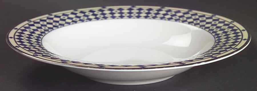 Geometrix Large Rim Soup Bowl by St Andrews-1