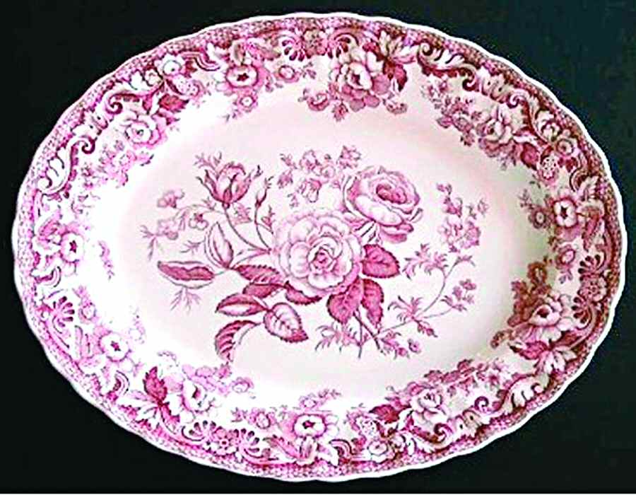 Sp327 12" Oval Serving Platter by Spode-1