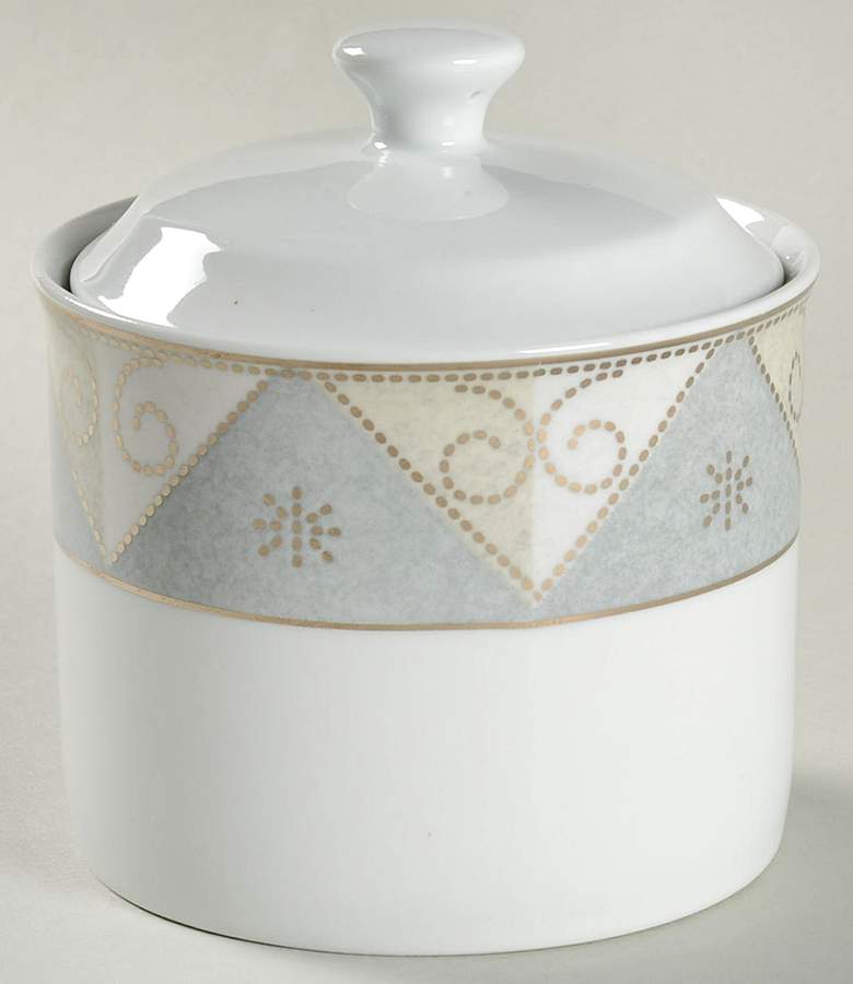 Sterling Scroll Sugar Bowl & Lid by Studio Nova-1