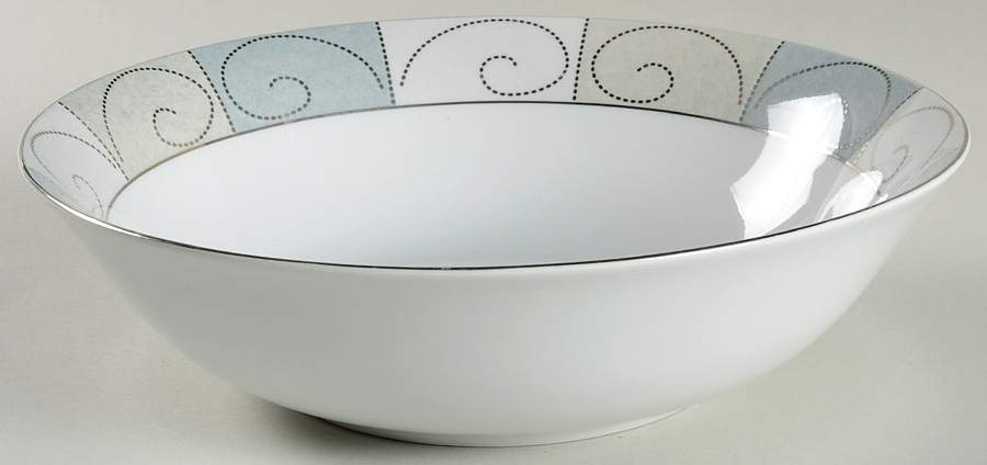 Sterling Scroll 9" Round Vegetable Bowl by Studio Nova-1