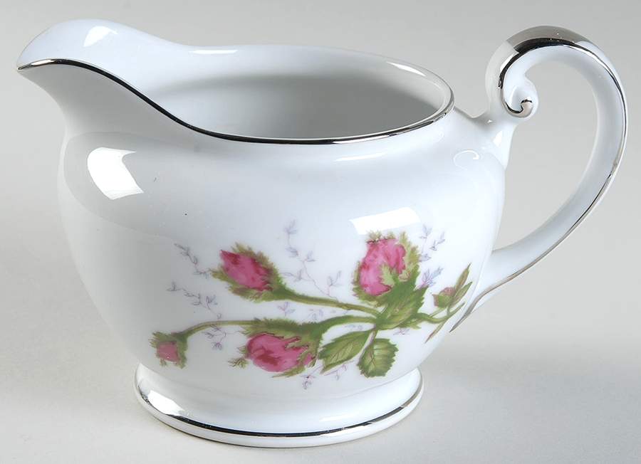 Silvia (Platinum Trim) Creamer by Spring China-1