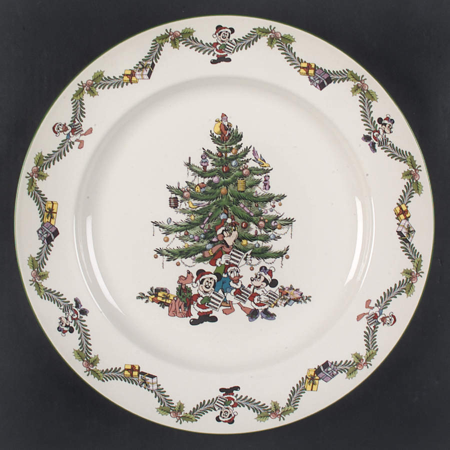 Disney Christmas Tree Celebration Disney Service Plate (Charger) by Spode-1